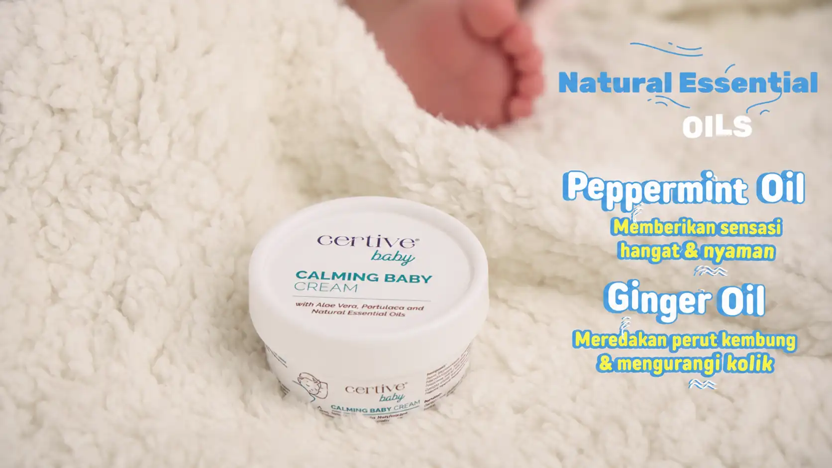 Certive Calming Baby Cream Sebagai Pertolongan Pertama Atasi Anak Susah Tidur dan Kembung